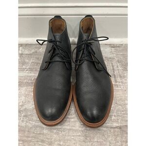 J Shoes Monarch Plus Black Leather Chukka Boots Mens 10 Capsule Modern Dandy